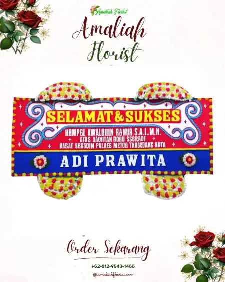 Papan Bunga Ucapan Selamat Banggai Laut